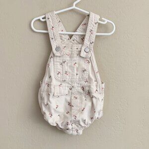 Old Navy Floral Bubble Romper / Shortalls • 18-24 Months